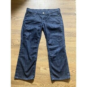 COH Citizens Of Humanity Jeans Womens Sz 30 Dark Wash Crop Cropped Stitch Pocket